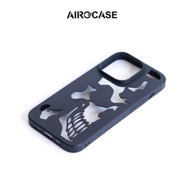 AIROCASE Slim Hole Soft Case for Iphone Motif Tengkorak - Image 2