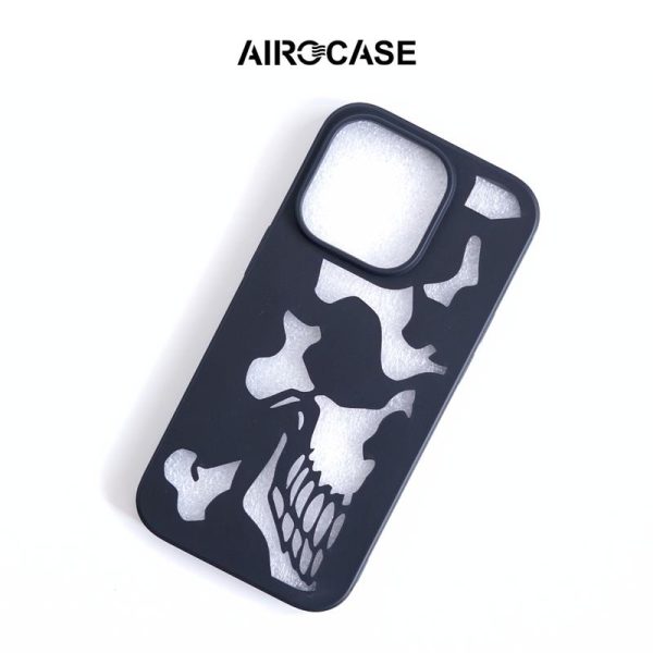 AIROCASE Slim Hole Soft Case for Iphone Motif Tengkorak - Image 3