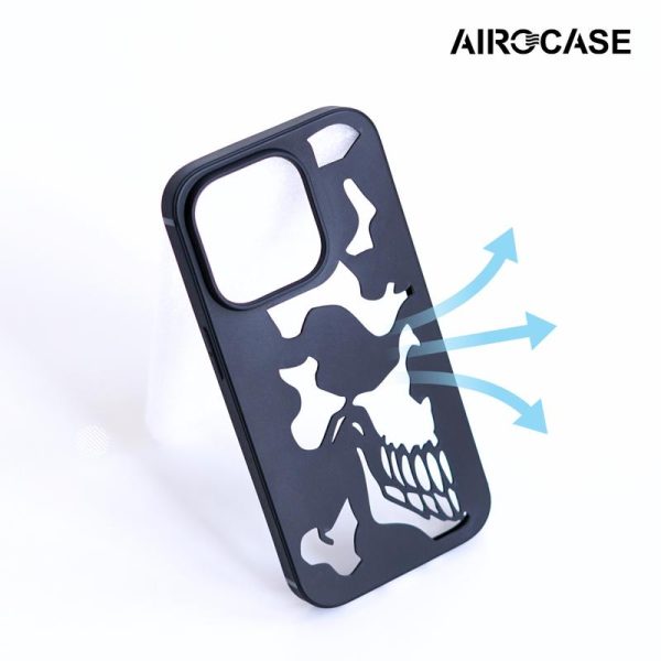 AIROCASE Slim Hole Soft Case for Iphone Motif Tengkorak - Image 4