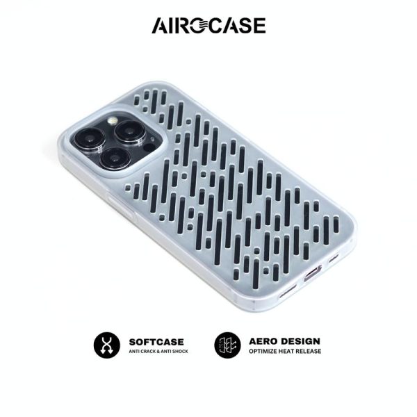 AIROCASE Slim Hole Clear Soft Case for Iphone Series