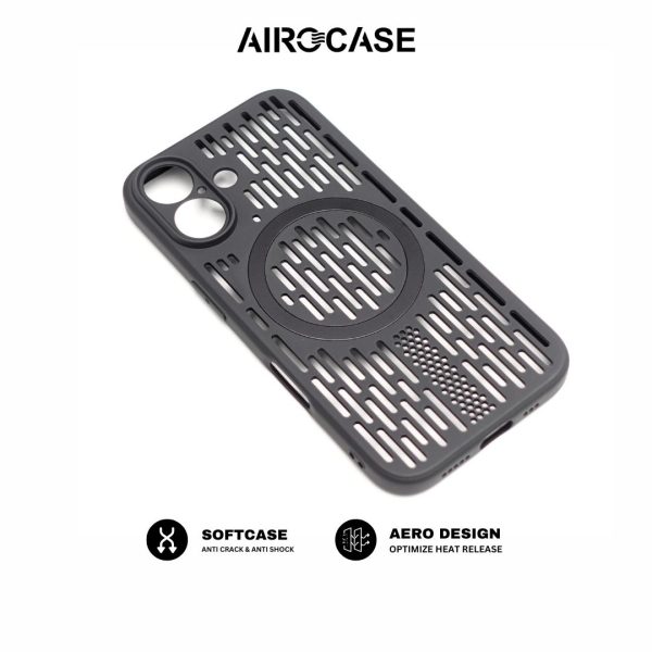 AIROCASE Softcase for Iphone 13, 15, 16 Pro Promax - IRONIC PROTECT SERIES